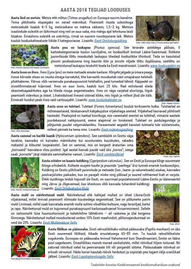 aasta tegijad plakat 2018