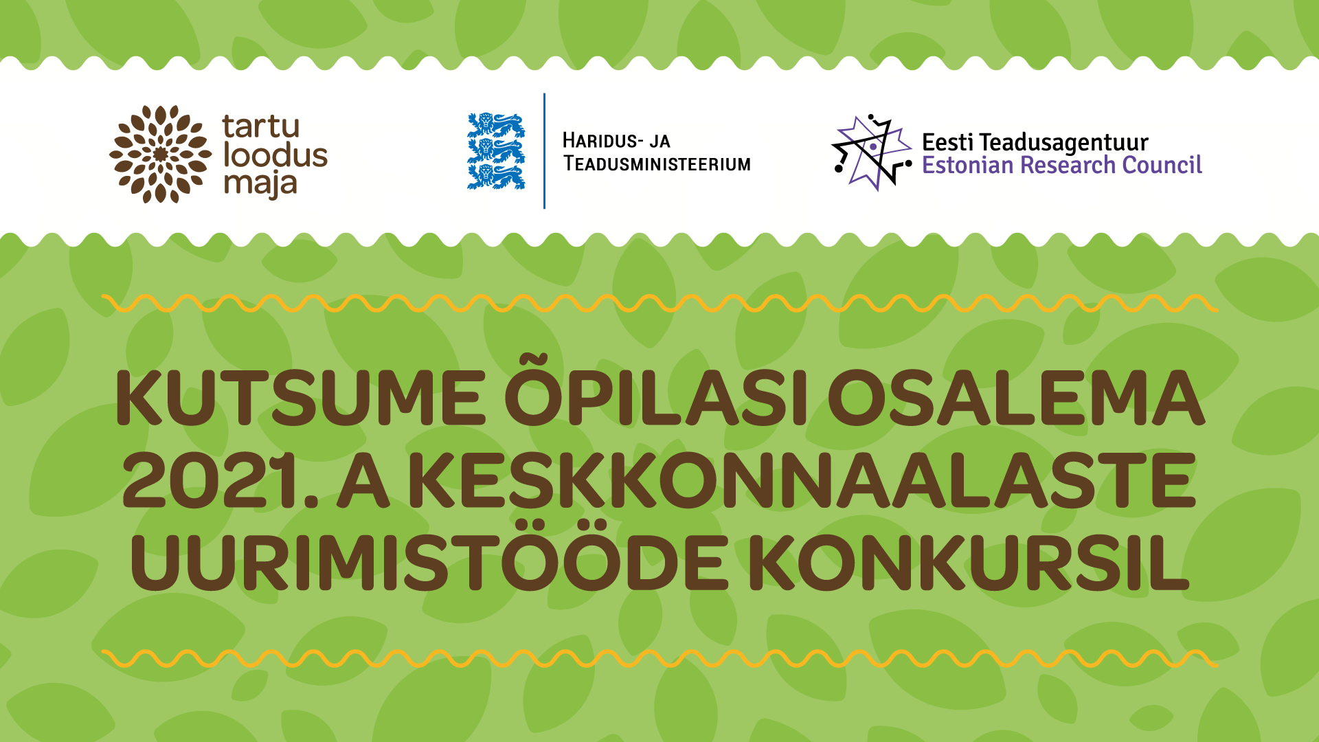 keskkonnaalaste uurimistööde konkurss