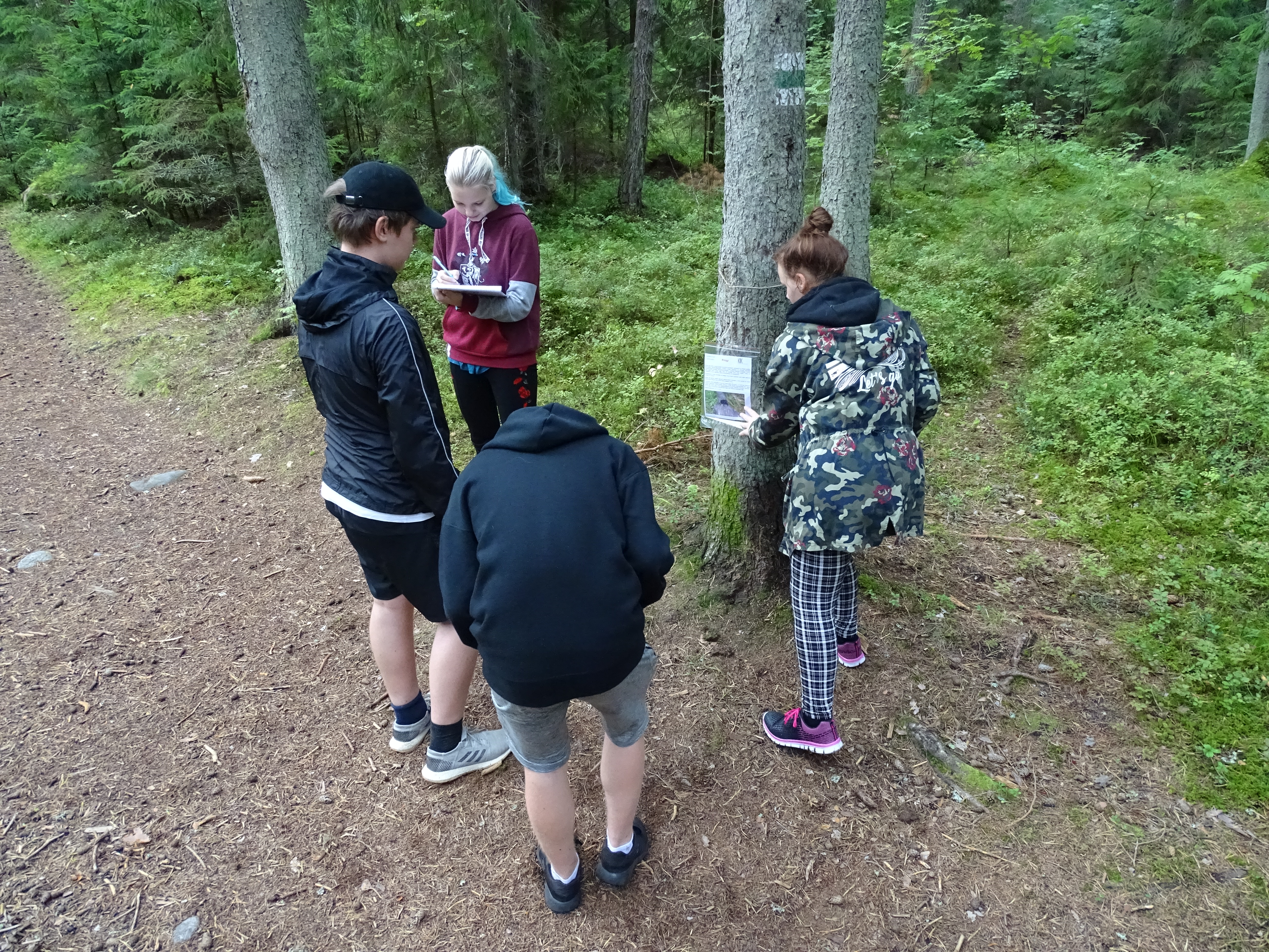 Õpilased Käsmu õpperajal