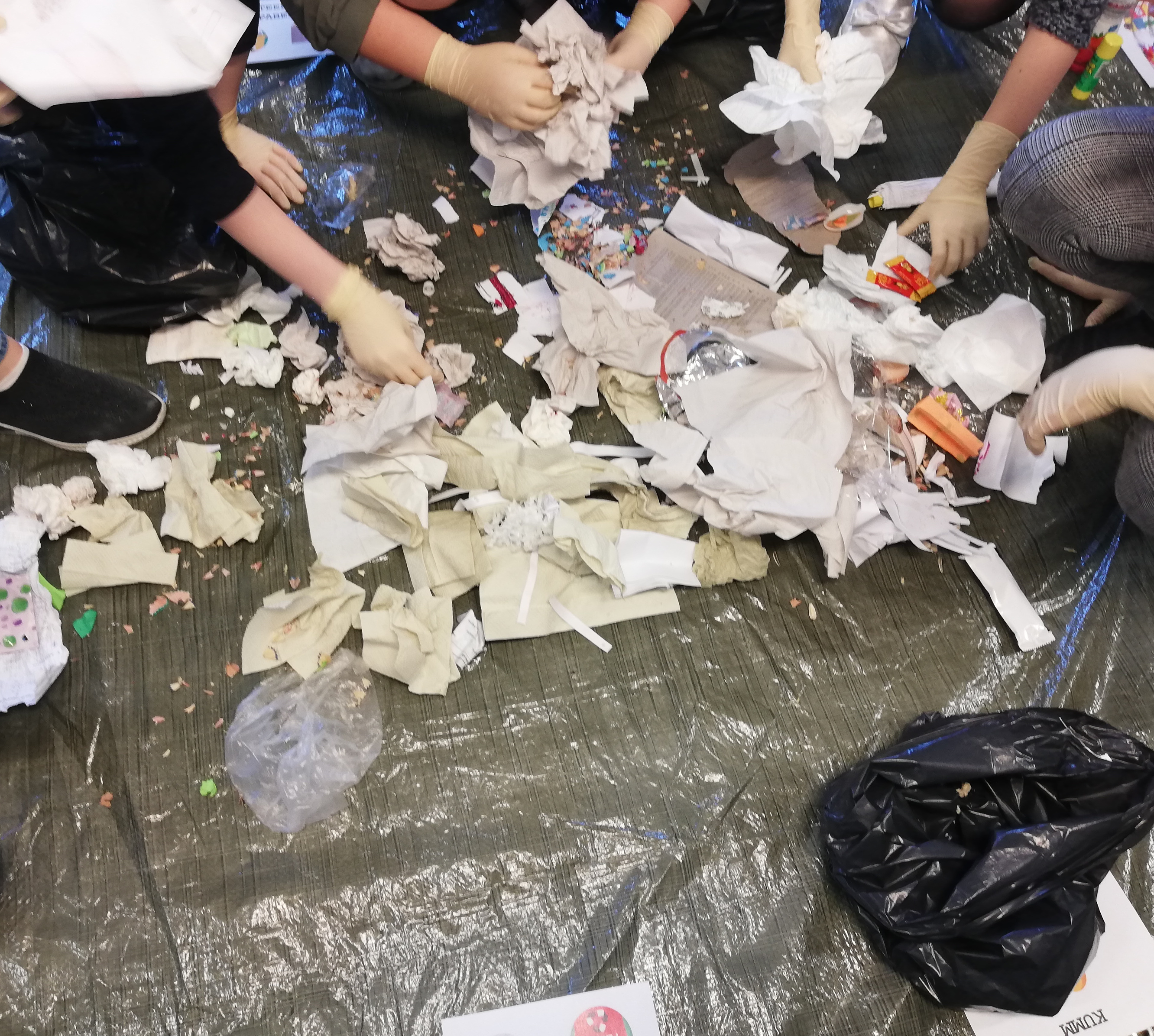 kooli jäätmete sorteerimine