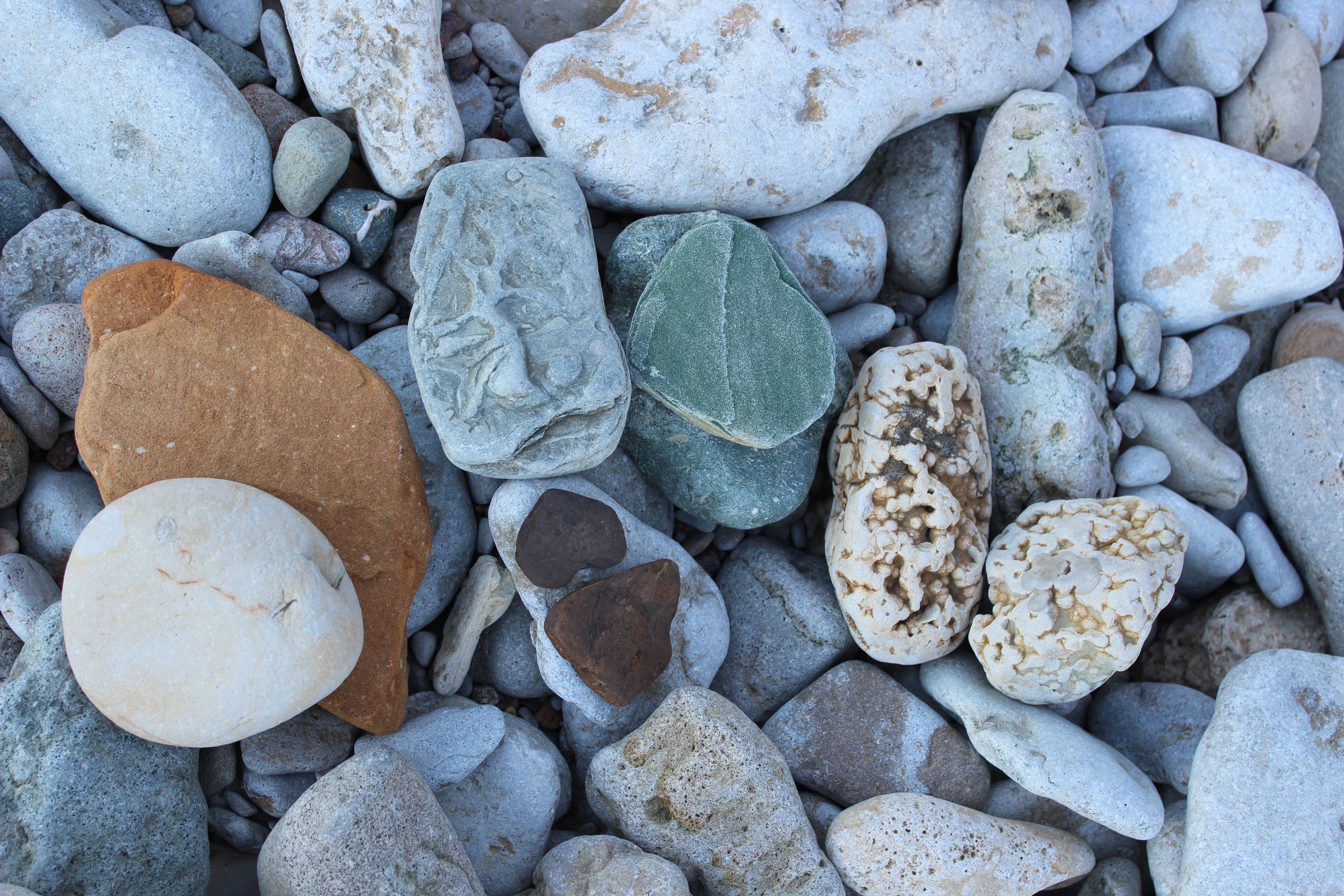 Erinevad maavarad paeklibul