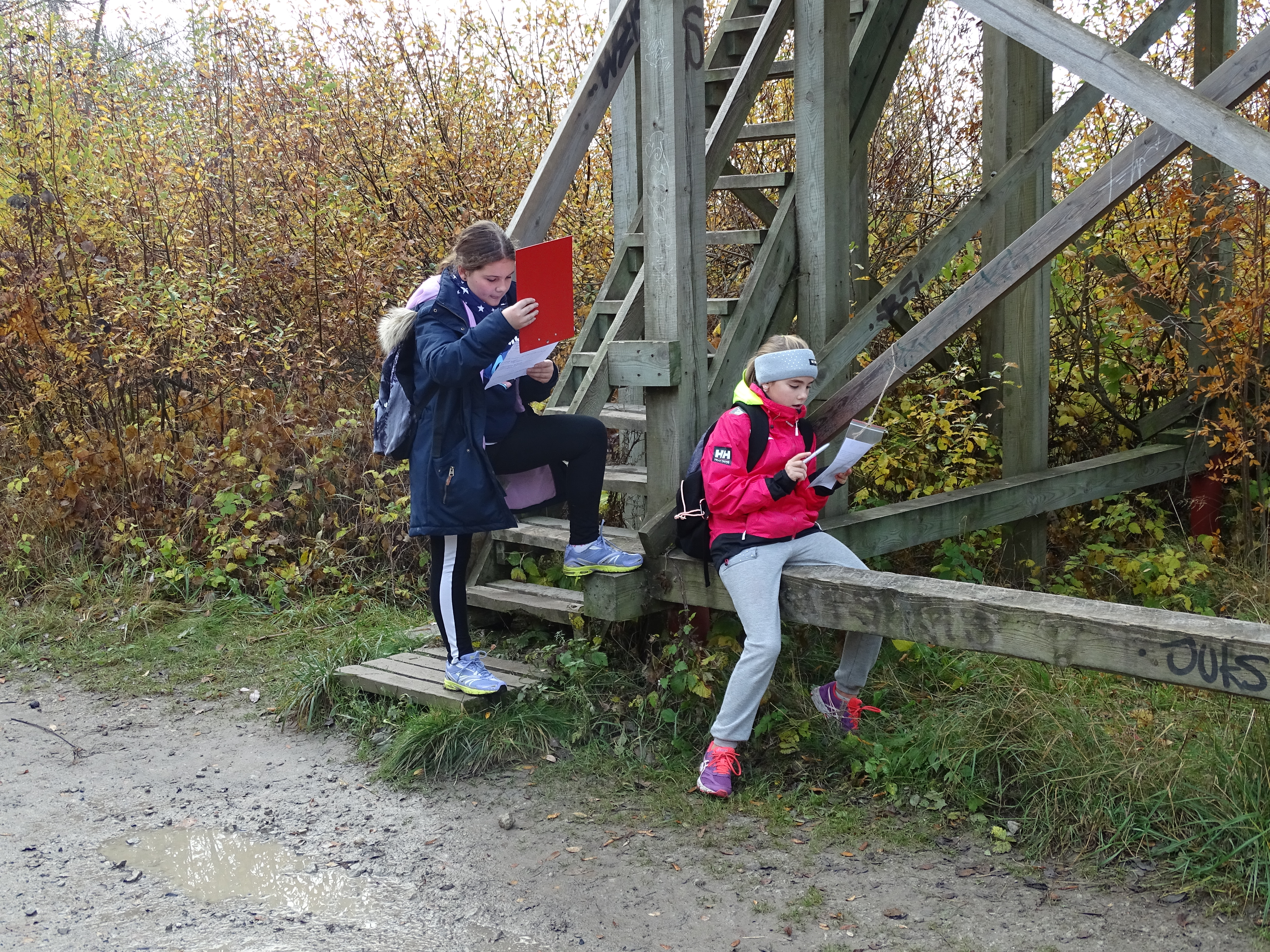 Õpilased Paljassaare õpperajal