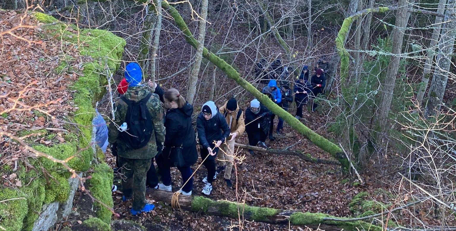 Köiega tõus järsakul kõrguste vahe 10meetrit