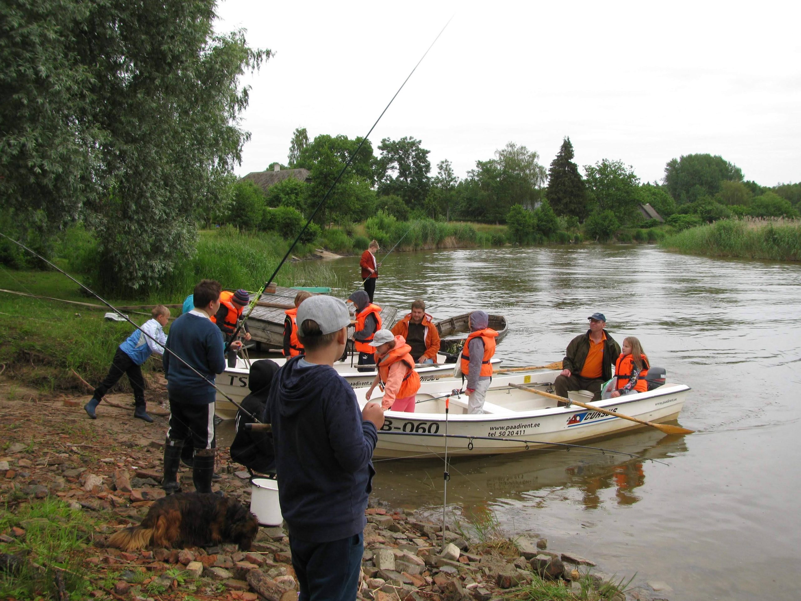 kalastuslaager emajõel