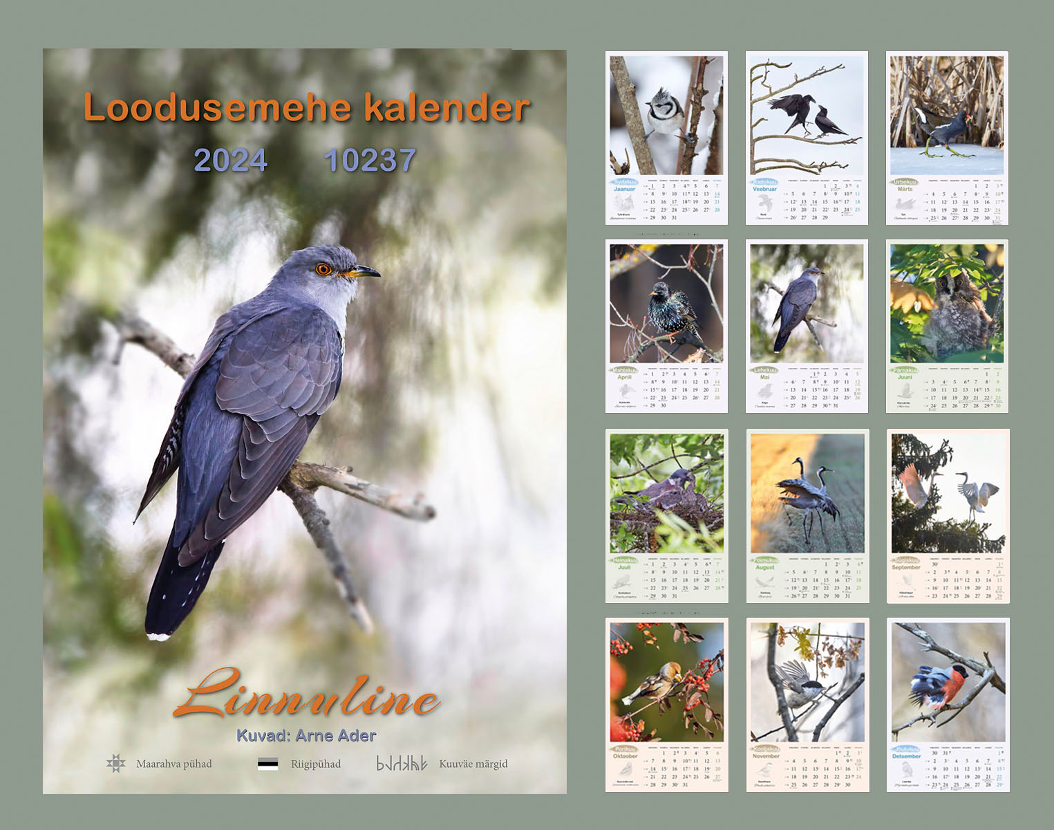 Loodusemehe kalender 2024