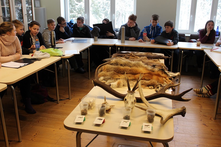 õpilased klassiruumis