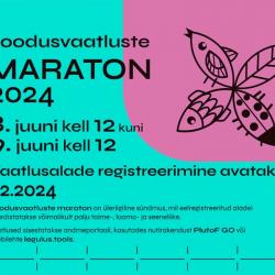 loodusvaatluste maraton 2024 plakat